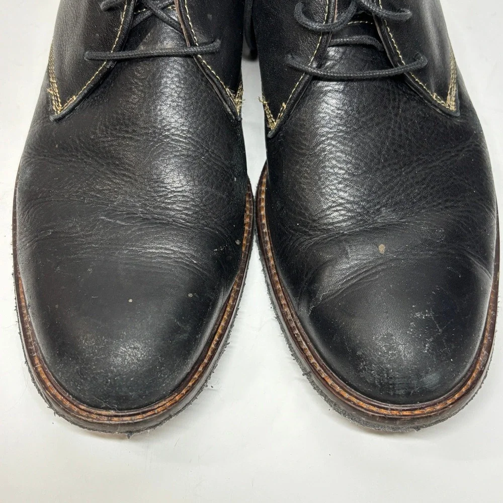 Johnston & Murphy Chukka Boots Mens‎ 11.5 Black Leather Desert Boots Casual